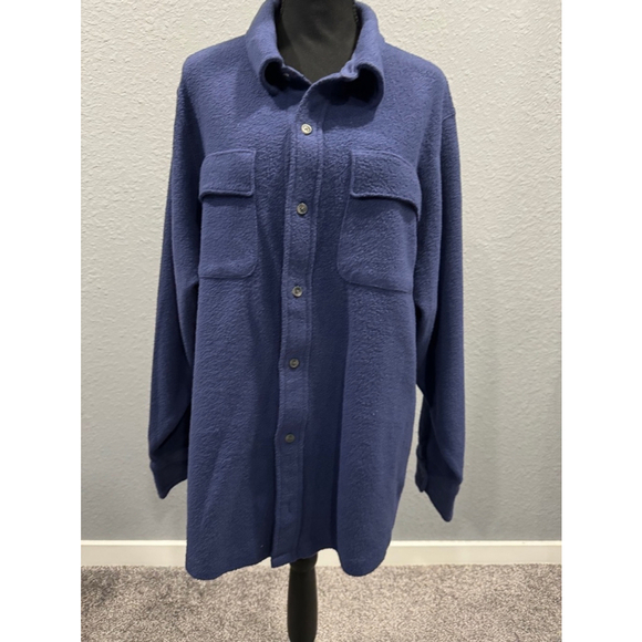 Victoria's Secret Tops - Victoria's Secret Pink Long Sleeve Sherpa Top - Size L Cozy Blue